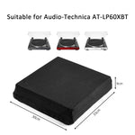 Audio-Technica AT-LP60XBT用フランネル防塵カバー レコードプレーヤー用伸縮バンドケース、AT-LP60XBT防塵カバー