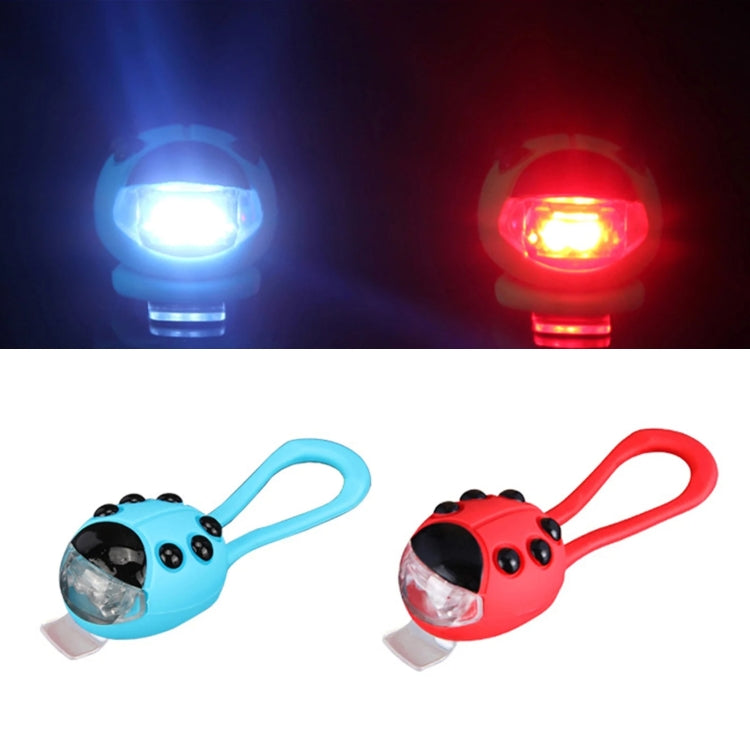 自転車用シリコンてんとう虫LEDヘッドライト