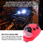 自転車用シリコンてんとう虫LEDヘッドライト