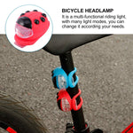 自転車用シリコンてんとう虫LEDヘッドライト