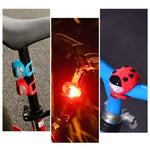 自転車用シリコンてんとう虫LEDヘッドライト