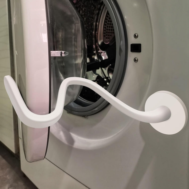 ユニバーサルフレキシブル磁気洗濯機ドアストッパーフロントロード洗濯機ドアプロップ、43mmブラック、43mmホワイト、66mmブラック、66mmホワイト