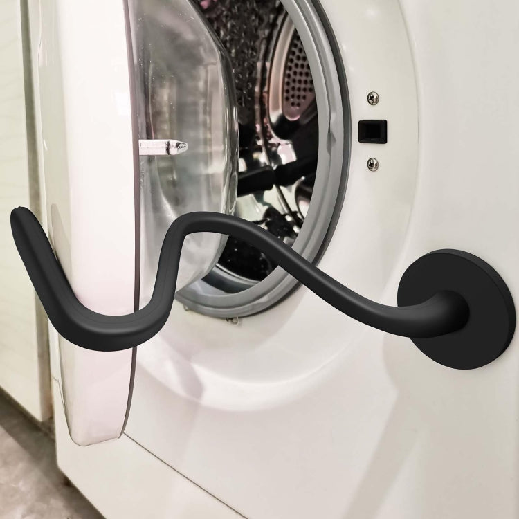 ユニバーサルフレキシブル磁気洗濯機ドアストッパーフロントロード洗濯機ドアプロップ、43mmブラック、43mmホワイト、66mmブラック、66mmホワイト