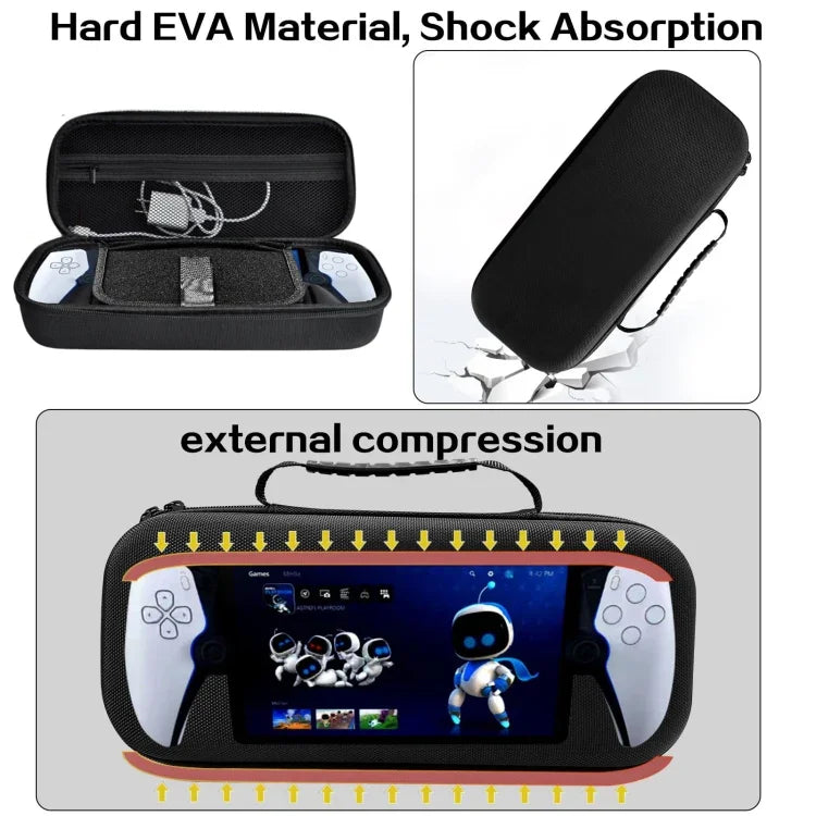 PS Portalゲームコンソール用EVA衝撃防止防水収納バッグ