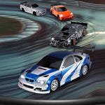 1:43フルスケールミニ4WDドリフト充電式リモコンカー、4301ブラックマスタング、4302ブルーM3、4303オレンジ911、4304シルバーGTR、4301Gジャイロ付きブラックマスタング、4302Gジャイロ付きブルーM3、4303Gジャイロ付きオレンジ911