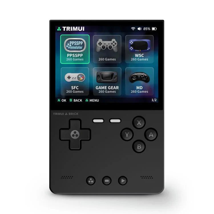 TRIMUI BRICKオープンソースポケットコンソール携帯型ワイヤレスBluetooth HDレトロアーケード、標準カードなし、64G、128G、256G