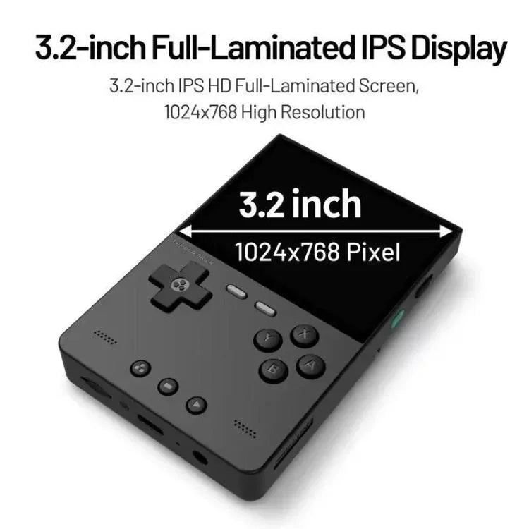 TRIMUI BRICKオープンソースポケットコンソール携帯型ワイヤレスBluetooth HDレトロアーケード、標準カードなし、64G、128G、256G