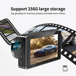 4K+1080Pドライブレコーダー 前後同時録画 WIFIバック映像対応
