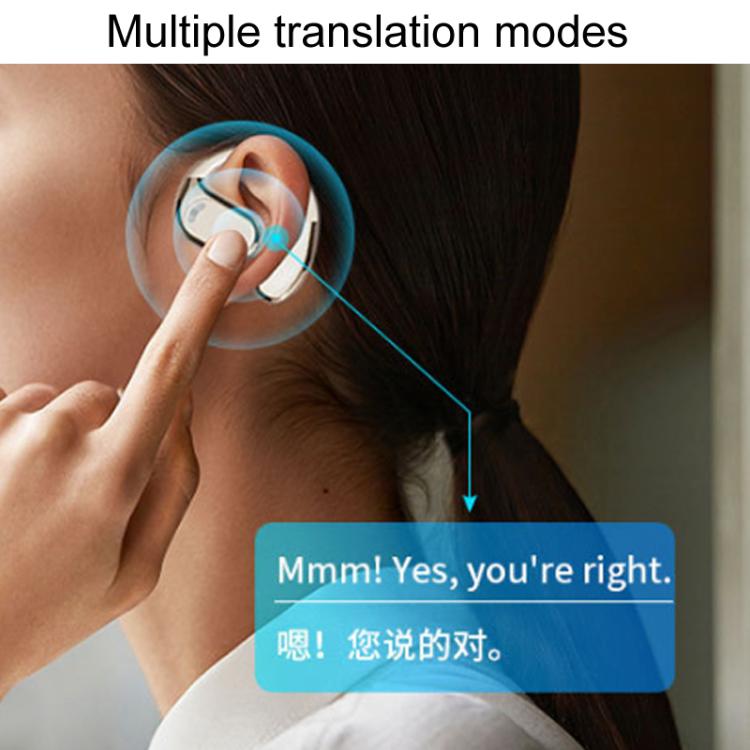 M76 インテリジェントAI翻訳オンイヤーデジタルディスプレイBluetoothイヤホン