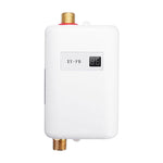 3000W小型タンクレスタイプ電気温水器キッチン浴室用、USプラグ、UKプラグ、EUプラグ、AUプラグ