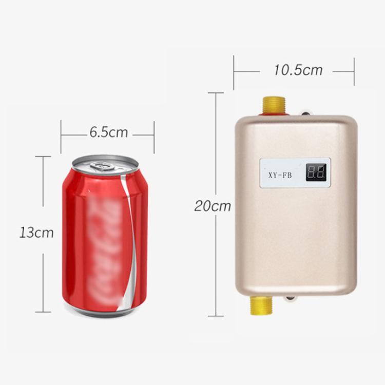 3000W小型タンクレスタイプ電気温水器キッチン浴室用、USプラグ、UKプラグ、EUプラグ、AUプラグ