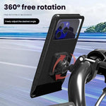 自転車ホルダー防水ポーチバッグ バイク・バイク用ハンドルバー・ミラー用スマホスタンドマウント L、XL