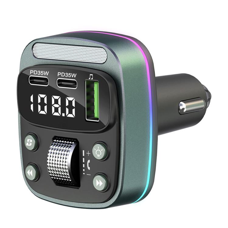 Car Voltage Display Fast Charger Subwoofer MP3 Bluetooth Player, GZ08