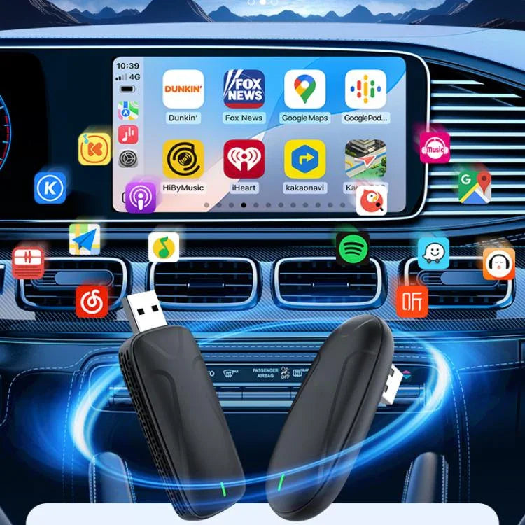 オリジナルCarplay 有線から無線ボックスアダプター 車接続Androidボックス、MINI SE X1AIR ブラック、MINI SE X2AIR ブラック