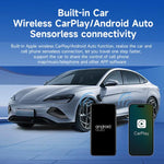 オリジナルCarplay 有線から無線ボックスアダプター 車接続Androidボックス、MINI SE X1AIR ブラック、MINI SE X2AIR ブラック