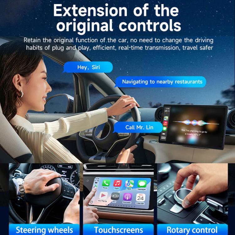 オリジナルCarplay 有線から無線ボックスアダプター 車接続Androidボックス、MINI SE X1AIR ブラック、MINI SE X2AIR ブラック