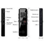 0.9-inch LCD Screen Interview Mini HD Recorder USB Charging MP3 Player, 8GB, 16GB, 32GB, 64GB