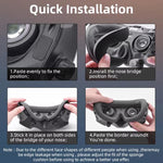 DJI Avata Goggles 2 BRDRC 飛行用メガネプロテクター アイカップ、DJI Avata Goggles 2用