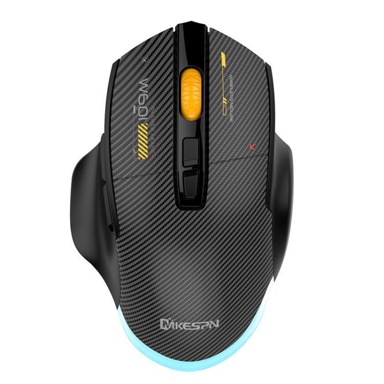 MKESPN W601 静音 ワイヤレス トリモード マクロゲーミングマウス カーボンファイバー 12800DPI Bluetoothマウス