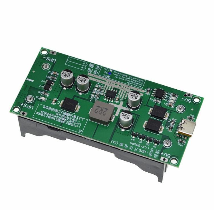 15W 3A 高出力 UPS18650 リチウム電池ブースト充電モジュール、5V、9V、12V