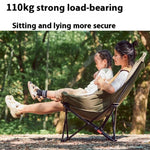 Naturehike アウトドア折りたたみハイバックムーンラウンジチェア キャンプ用背もたれチェア