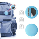 AirTag 第2世代 / AirTag 第1世代用 トラッカー丸型シリコンケース 安全ピン付き 衣服や靴の内側に隠せる