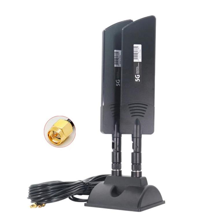 42dbi 5Gルーター外部アンテナ 屋外長距離WiFi信号拡張器, SMAオス ブラック, TS9 ブラック, SMAオス ホワイト, TS9 ホワイト
