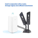 42dbi 5Gルーター外部アンテナ 屋外長距離WiFi信号拡張器, SMAオス ブラック, TS9 ブラック, SMAオス ホワイト, TS9 ホワイト