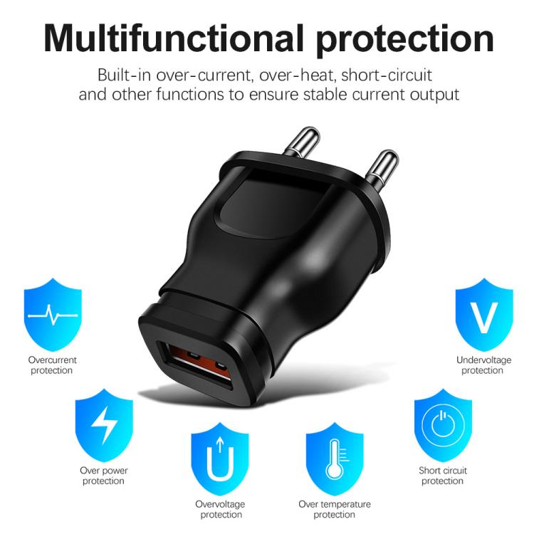 1A 5W シングルUSBポート スマートフォン充電器