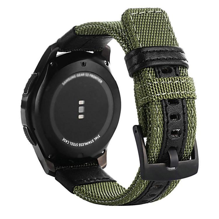 Samsung Gear S3 Frontier / Classicスマートクイックリリース調整可能ナイロン時計バンド、20mm、22mm用
