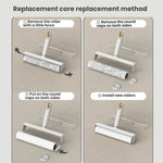 はがせるテープ 粘着ローラー 衣類用毛玉取り器、16cm ブルー、16cm ホワイト、16cm グリーン、24cm ブルー、24cm ホワイト、24cm グリーン