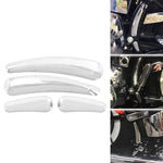 Motorcycle Tuning Electroplated Teardrop Rocker Arm Sticker For Harley Softtail 2008-2017, 4pcs / Set
