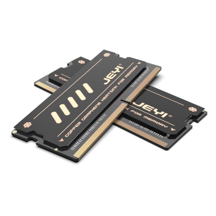 2個入り JEYI 純銅グラフェン ラップトップメモリ用ヒートシンクラジエーター DDR5 DDR4 DDR3対応
