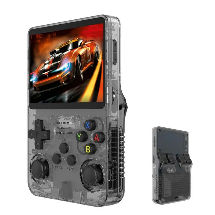 R36S レトロ携帯ゲーム機 Linuxシステム 3.5インチスクリーン シングルTFカード版 64G、128G