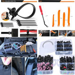 Car Retainer Clips Fasteners Remover Kit Automotive Clips Set, 680pcs /Set