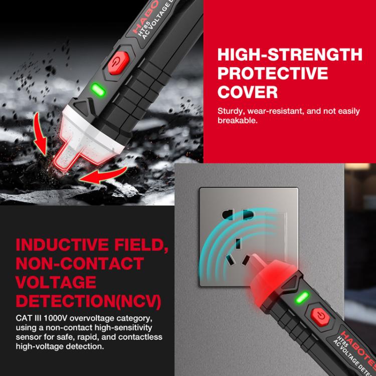 HABOTEST HT85 非接触式電気テスター AC電圧検出器、HT85