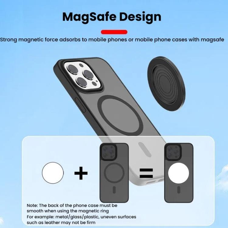 HEPAIL 101D-A 携帯電話用磁気セルフィーミラー Magsaef リアHD写真補助凸面鏡