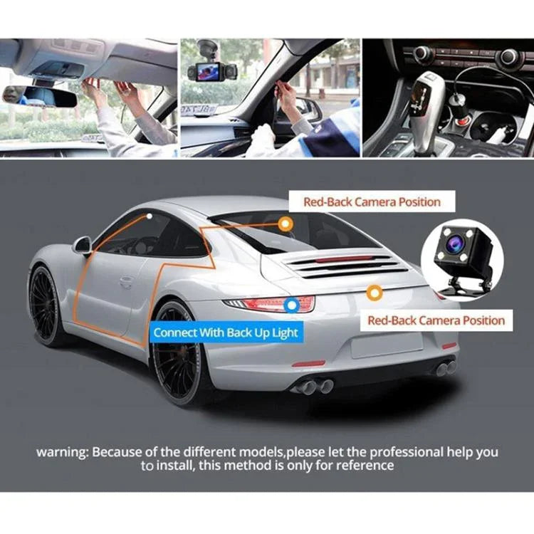 WIFI Connected 4K Three-Lens Car Driving Recorder, G79