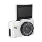 W1 5K HD デジタルカメラ 75MP 18倍デジタルズーム WiFi ビデオレコーダー フリップスクリーン付き、W1 ホワイト、W1 ブラック
