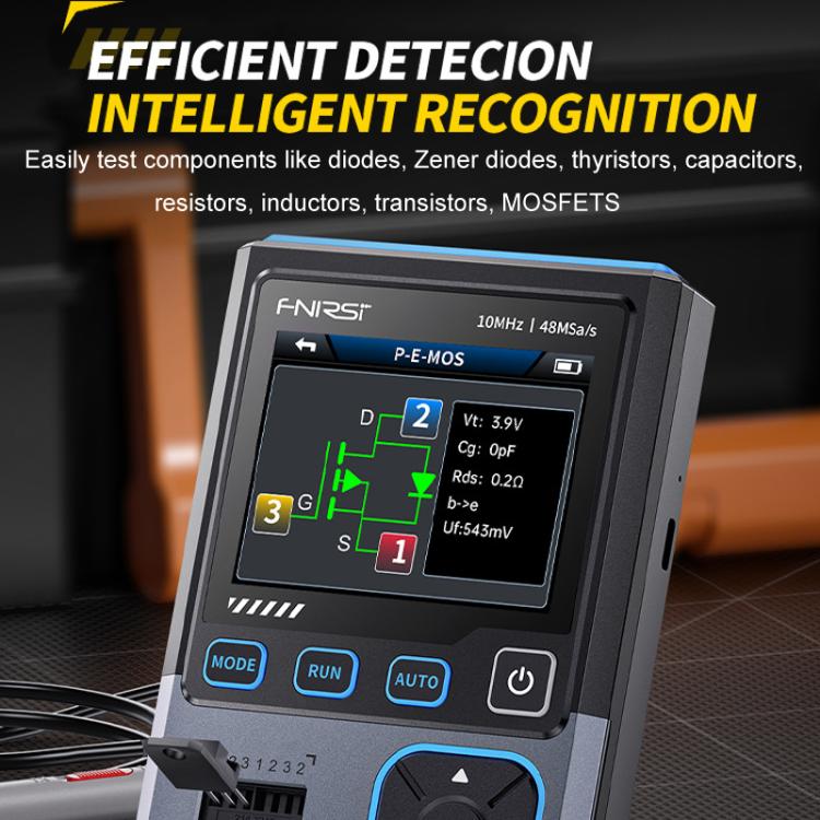 3イン1 オシロスコープ トランジスタテスター 信号発生器 10M帯域幅 バーンインプルーフ、FNIRSI DSO-TC4