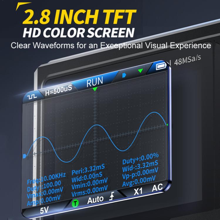 3イン1 オシロスコープ トランジスタテスター 信号発生器 10M帯域幅 バーンインプルーフ、FNIRSI DSO-TC4