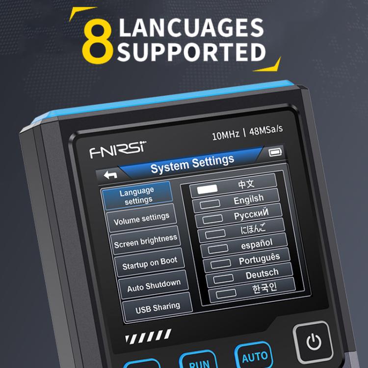 3イン1 オシロスコープ トランジスタテスター 信号発生器 10M帯域幅 バーンインプルーフ、FNIRSI DSO-TC4