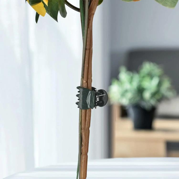50個入り/パック ガーデニング用つる固定クリップ 植物成形ツール 接ぎ木クリップ