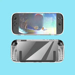 Nintendo Switch用 2個 TPU透明一体型ケース 滑り止めフルボディ保護カバー, TPU一体型ケース