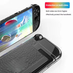 Nintendo Switch 2用 TPU+PC 分割透明ケースカバー 衝撃吸収シェル、TPU+PC ダイヤモンド分割ケース