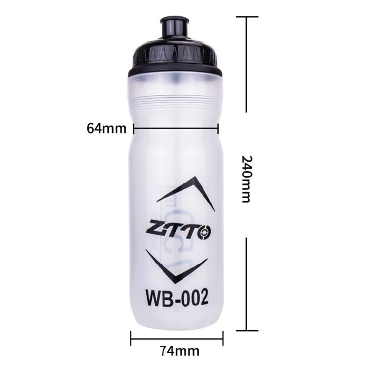ZTTO wb-002 750ml ポータブルフィットネススポーツカップ 自転車用アウトドアライディングウォーターボトル、2個セット