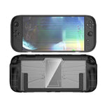 Nintendo Switch 2 ゲームコンソール用 TPU + PC 一体型ケース 衝撃吸収シェル、TPU + PC 一体型ケース ブラック、TPU + PC 一体型ケース ホワイト