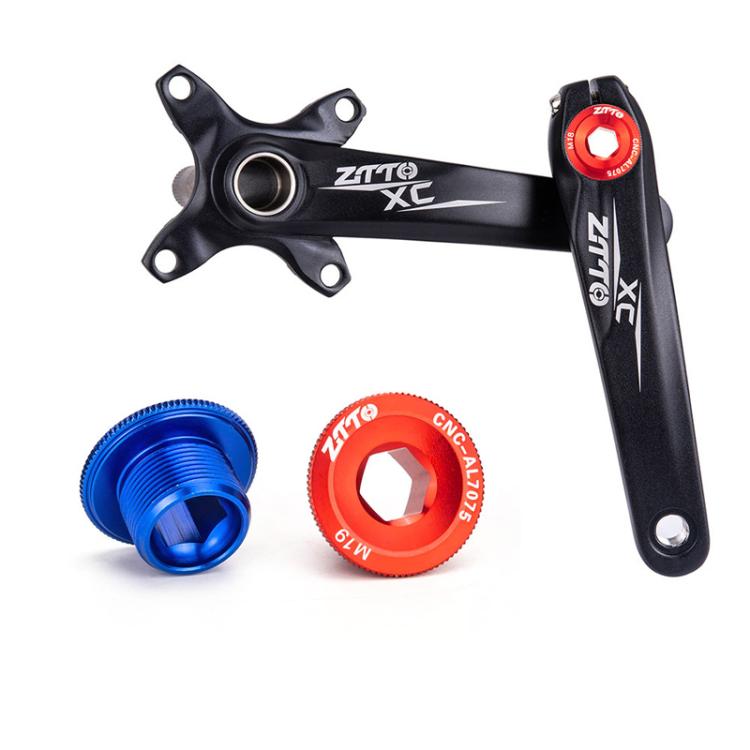 ZTTO 自転車アルミ合金クランクカバー マウンテンバイク用クランクネジ 2個セット M18ブラック、M18レッド、M18ブルー、M19ブラック、M19レッド、M19ブルー、M20ブラック、M20レッド、M20ブルー