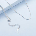 S925スターリングシルバープラチナメッキスネークボーンベーシックネックレス、S 厚さ0.08cm