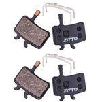 2ペア ZTTO 自転車ディスクブレーキパッド マウンテンバイク半金属樹脂ブレーキパッド MS-01B, MS-01D, MS-01E, MS-01F, MS-02A, MS-02B, MS-02D, MS-02F, MS-03F, MS-04B, MS-05B, MS-05C, MS-07B, MS-07C, 穴あきMS-07C, MS-08A, MS-08B, MS-11A, MS-11C, MS-11D